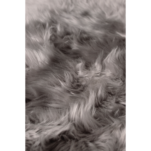 Virgin Australian Sheep Fur 16” Round Pillow VSF16DPLS R