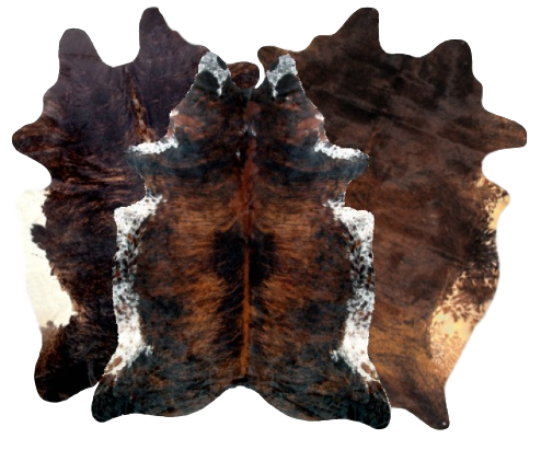 Dark Exotic White Belly Premium Brazilian Hide, XL CH02N R