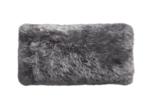 Virgin Australian Sheep Fur 12”x20” Lumbar Pillow VSF1220PLS R