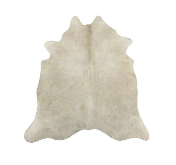 Light Beige Solid Premium Brazilian Hide, XL CH20N R