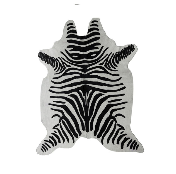 Black & White Zebra Premium Brazilian Cowhide, XL CH17SW R