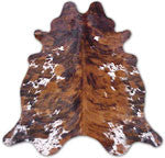 Tricolor Premium Brazilian Hide, XL CH06N R